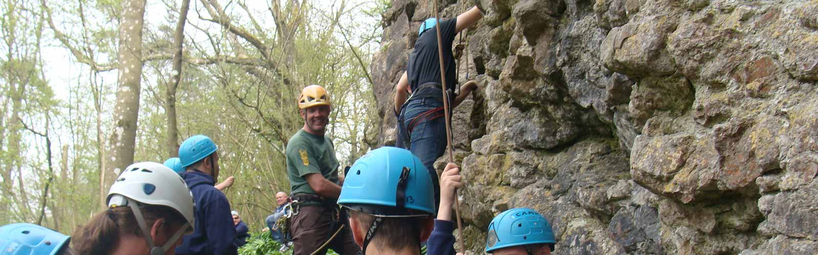 Rock climbing