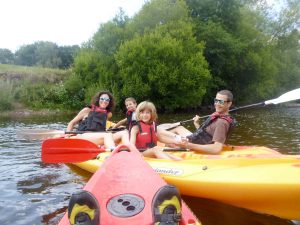 Family Activity Breaks In Wales: Sit On Kayaking