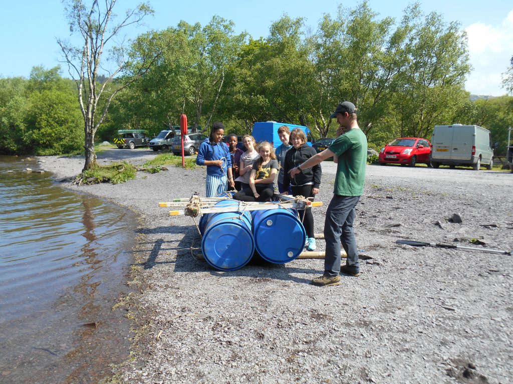 School Raft Fun School Activity Trips: Raft Building - Pro-Active Adventure